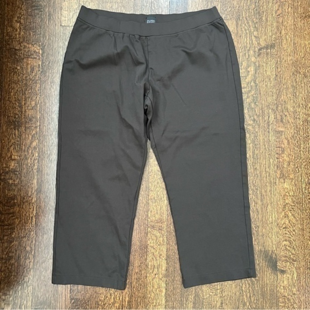 Eileen Fisher size 1X brown crop pants